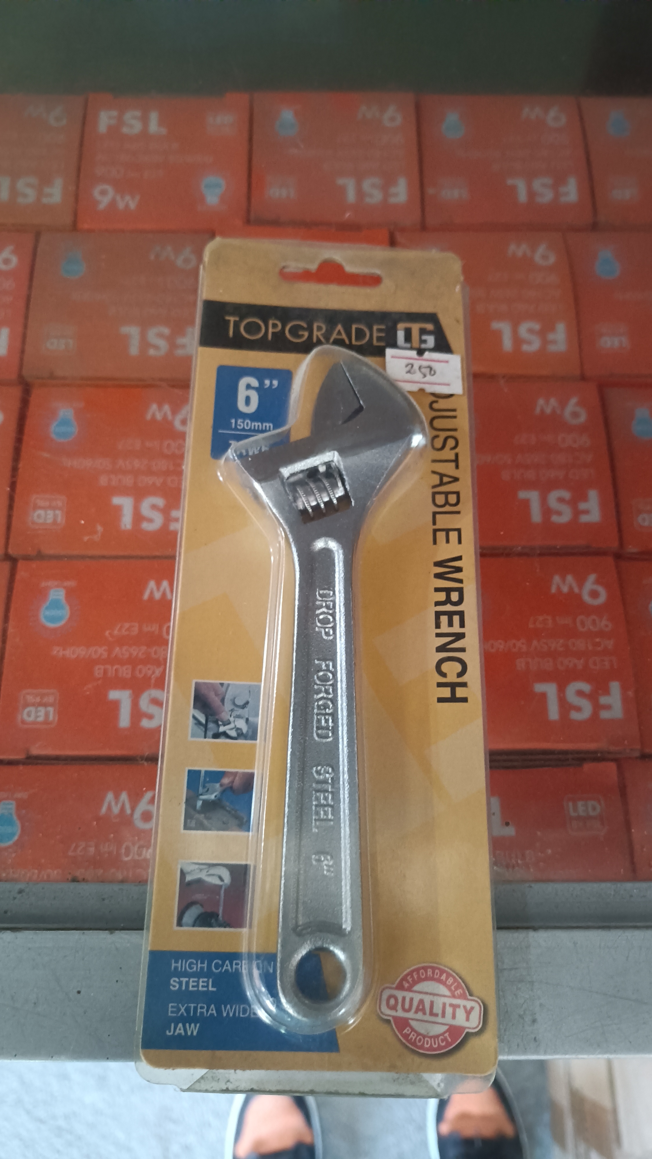 TOPGrade Adjustable Wrench		