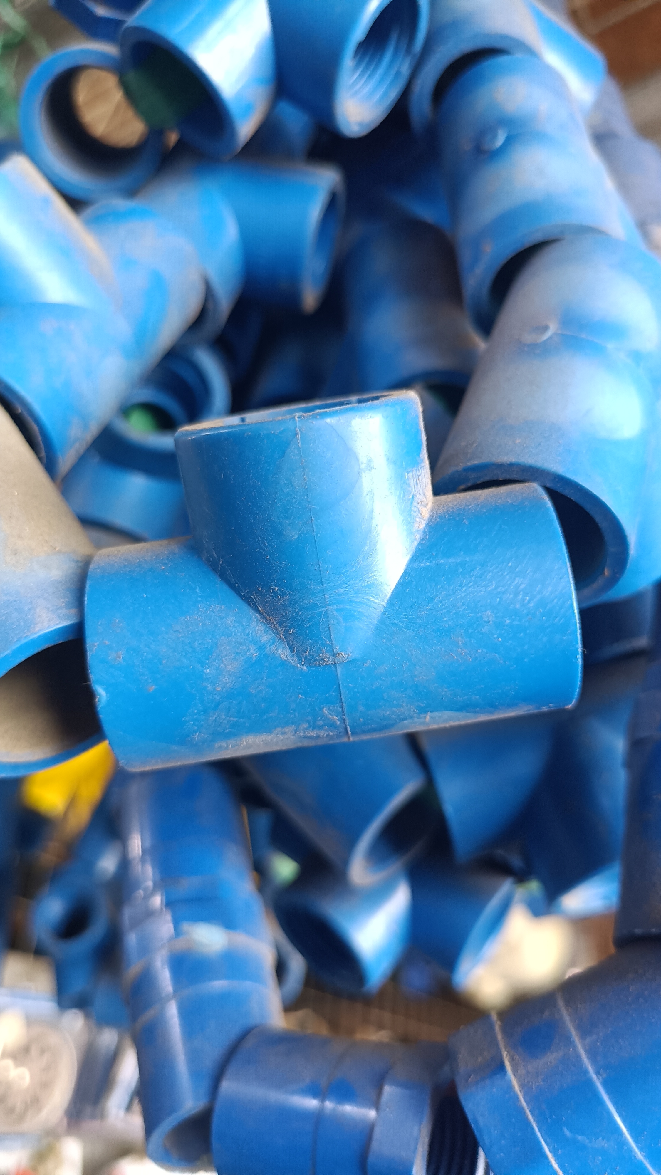 PVC Fittings Blue Tee 